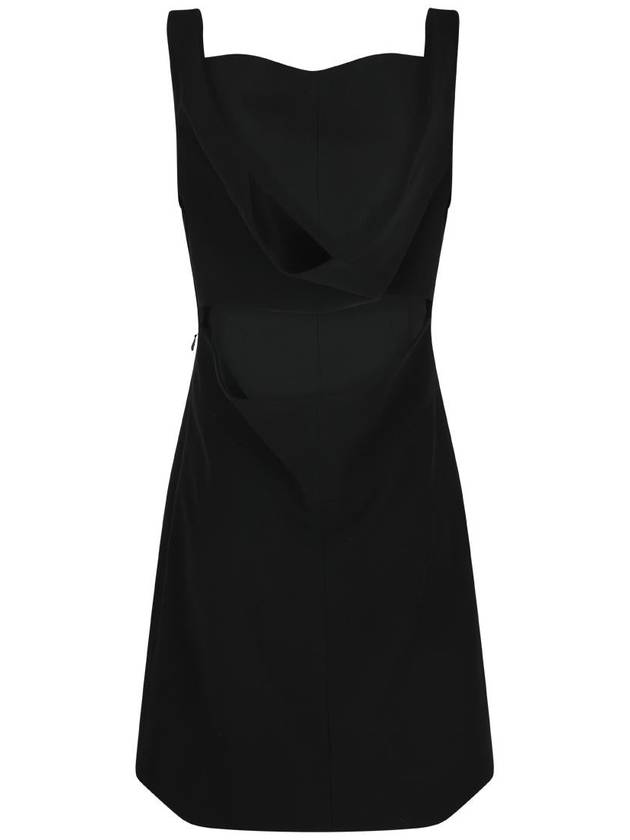 24FW midi dress BW226014N6001 AI24 BLACK - GIVENCHY - BALAAN 5