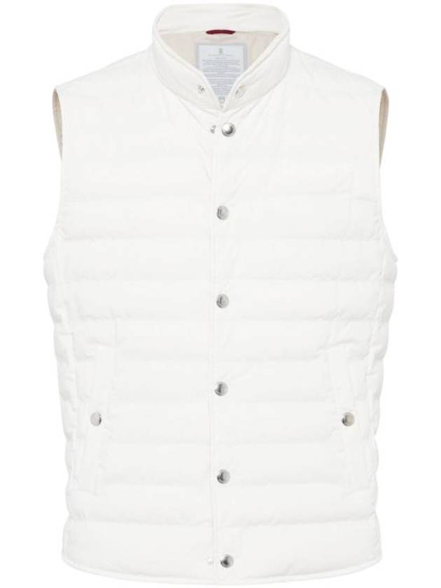 Down Vest Off White - BRUNELLO CUCINELLI - BALAAN 2