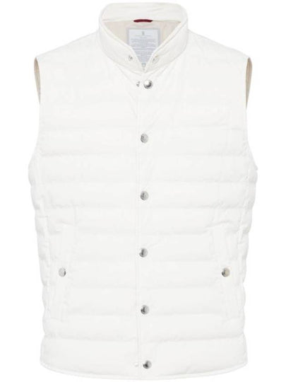 Down Vest Off White - BRUNELLO CUCINELLI - BALAAN 2