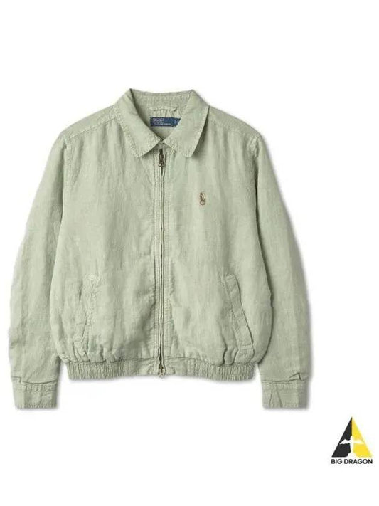 W Linen Windbreaker Green - POLO RALPH LAUREN - BALAAN 1