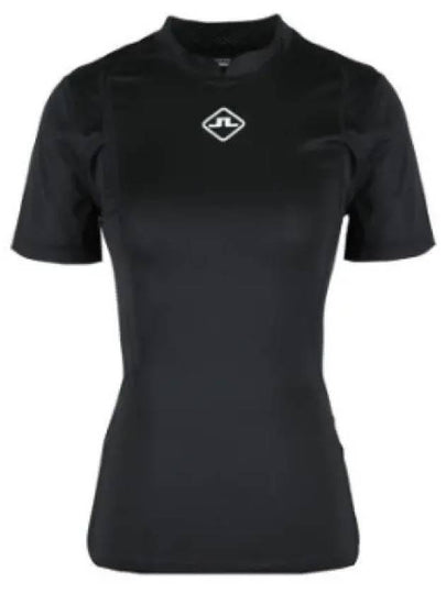 Marsha Logo Short Sleeve T-Shirt Black - J.LINDEBERG - BALAAN 2