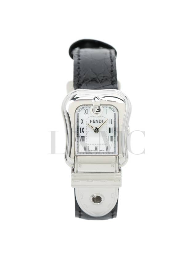 Vivek Watch 3800L Black Leather - FENDI - BALAAN 4