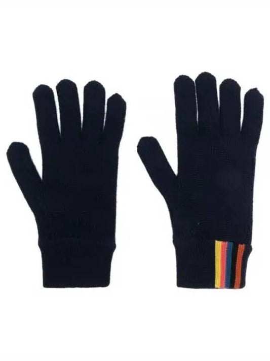 Striped Ribbed Merino Wool Gloves M1A-410AL-M394-47-0 B0080433743 - PAUL SMITH - BALAAN 2