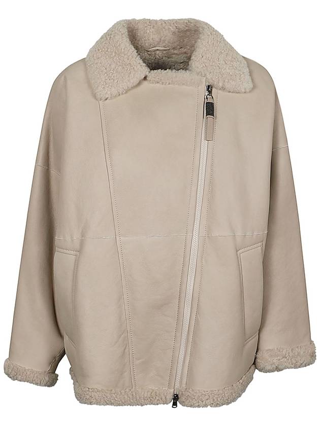 Brunello Cucinelli Jackets Ivory - BRUNELLO CUCINELLI - BALAAN 1