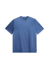 Ace Mock Neck Short Sleeve T-Shirt Bijou Blue - J.LINDEBERG - BALAAN 1