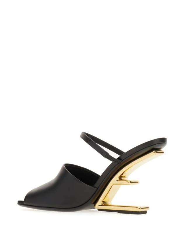 First Sandal Heels Gold Black - FENDI - BALAAN 4