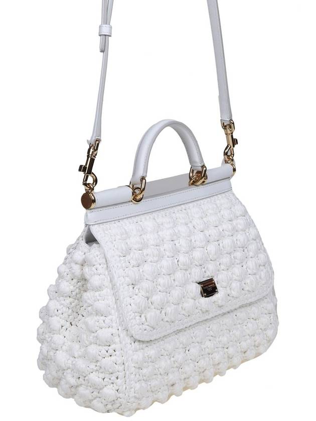 Dolce & Gabbana Large Sicily Handbag In Raffia Crochet - DOLCE&GABBANA - BALAAN 2