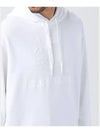 EKD Cotton Jersey Hoodie White - BURBERRY - BALAAN 4