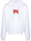 men's graffiti logo hoodie white - OFF WHITE - BALAAN 1