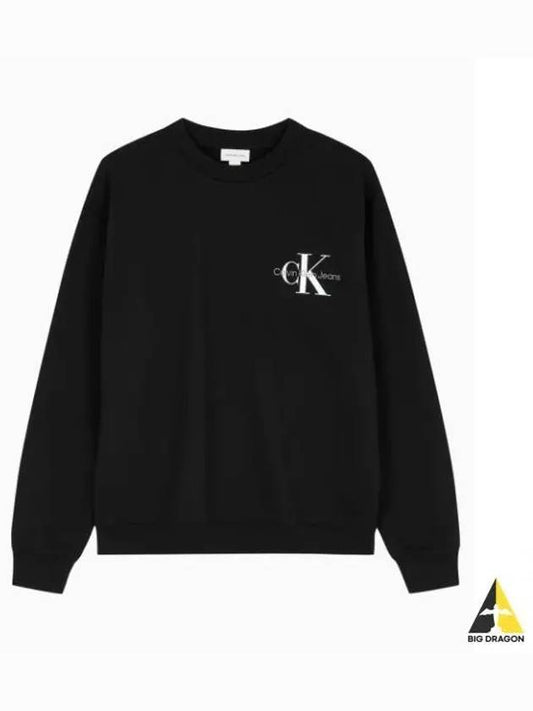 JEANS Unisex Relaxed Fit Monogram Logo Sweatshirt J327361 BEH - CALVIN KLEIN - BALAAN 1