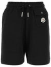 Logo Patch Pocket Training Short Pants Black 8H000 01 899V9 999 - MONCLER - BALAAN 1