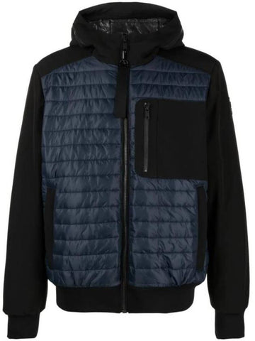 Sherwood Down Bomber Jacket Navy - MOOSE KNUCKLES - BALAAN 1