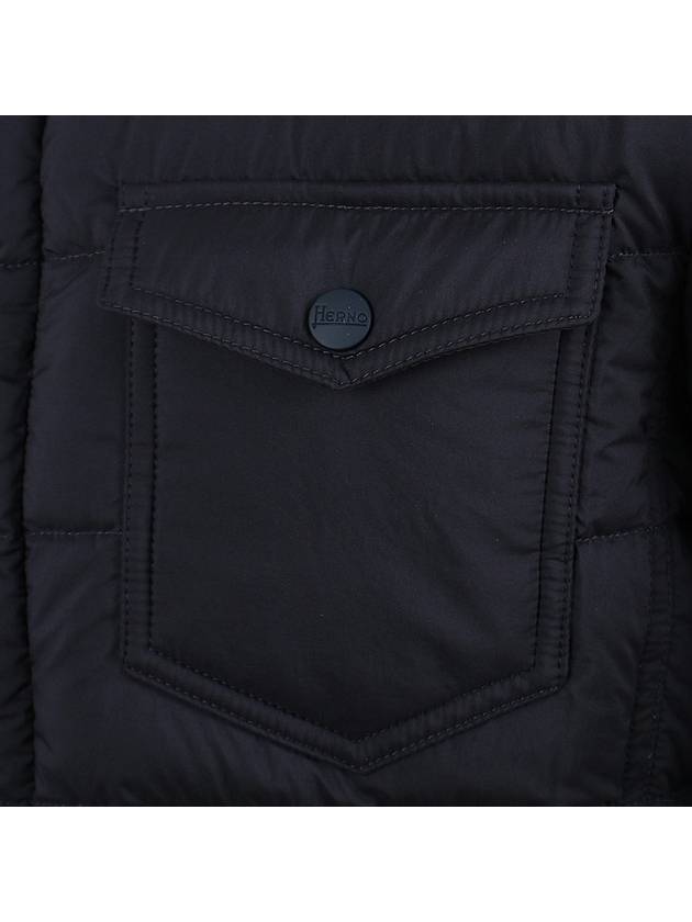 down padded jacket black - HERNO - 8