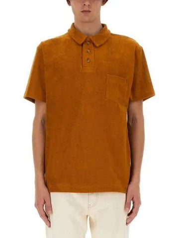 HOWLIN 24 MR FANTASY ALMOND terry polo tee - HOWLIN' - BALAAN 1