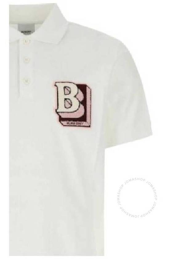 Burberry Short Sleeve Logo Patch Polo Shirt Size XX Large - BURBERRY - BALAAN 3