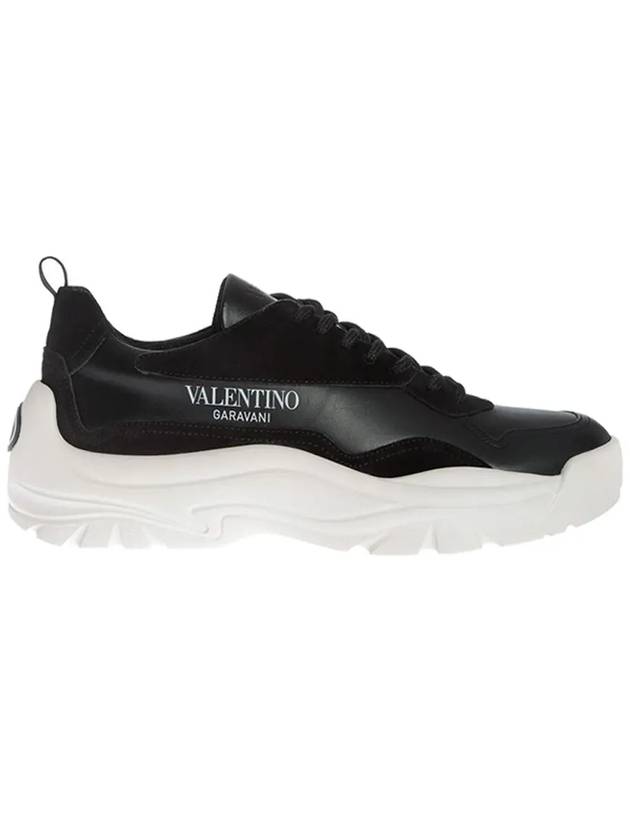 Gumboy Low-Top Sneakers Black - VALENTINO - BALAAN 3