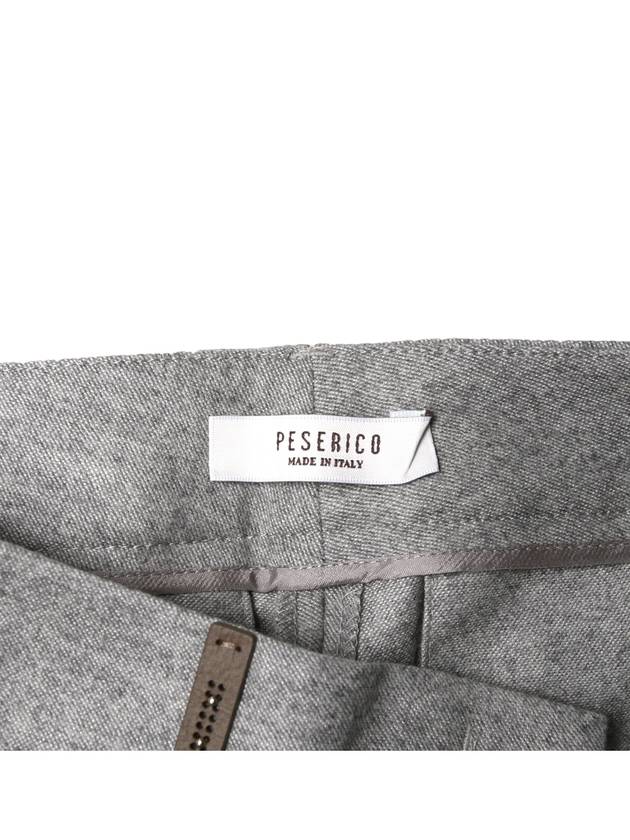 Wool silk gray pants P04718 - PESERICO - BALAAN 7