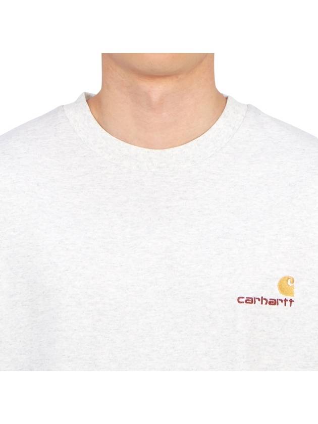 American Script Short Sleeve T-Shirt Ash Heather - CARHARTT WIP - BALAAN 6