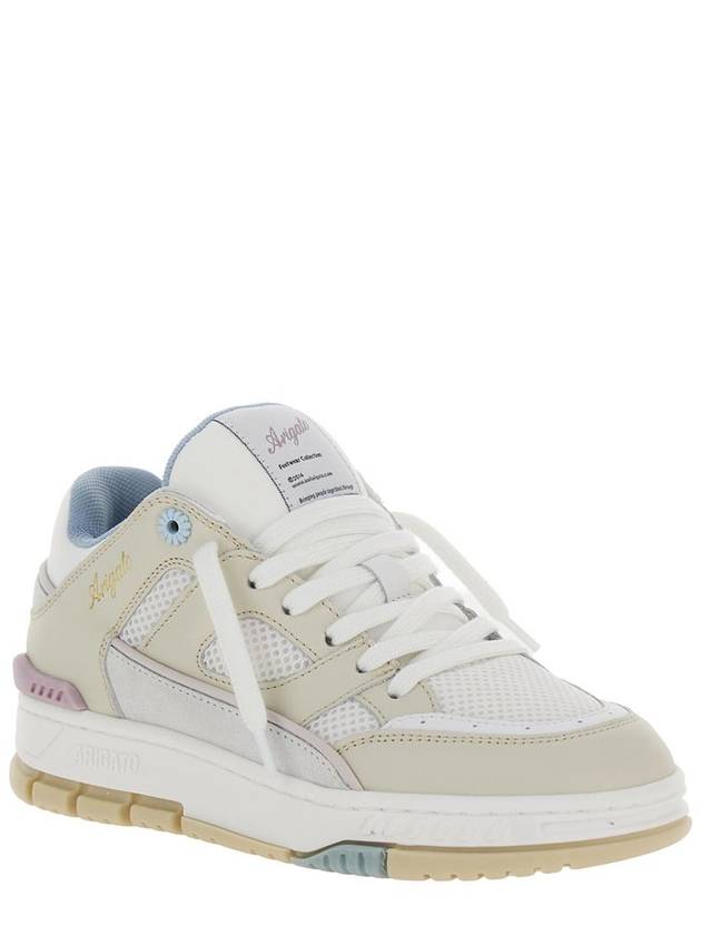 'Area Lo' White And Multicolor Sneakers With Logo Detail In Leather Blend Woman - AXEL ARIGATO - BALAAN 2