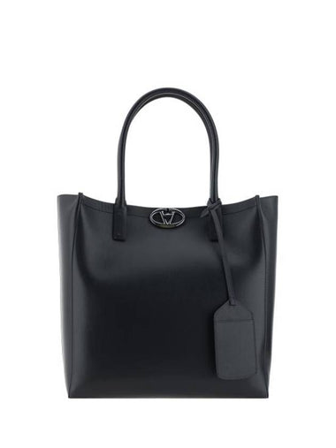 Garavani Logo Tote Bag Black - VALENTINO - BALAAN 1