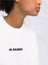 Plus Logo Sweatshirt White - JIL SANDER - BALAAN 5