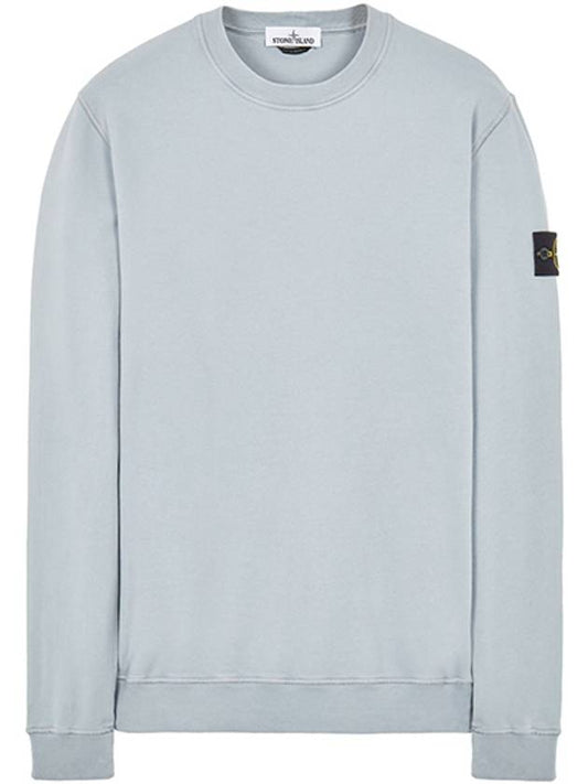 Wappen Patch Crewneck Sweatshirt Light Grey - STONE ISLAND - BALAAN 2