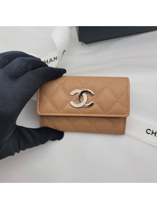 crystal cc logo camel beige color AP4178 - CHANEL - BALAAN 2