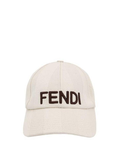 Pequin Canvas Ball Cap Beige - FENDI - BALAAN 2