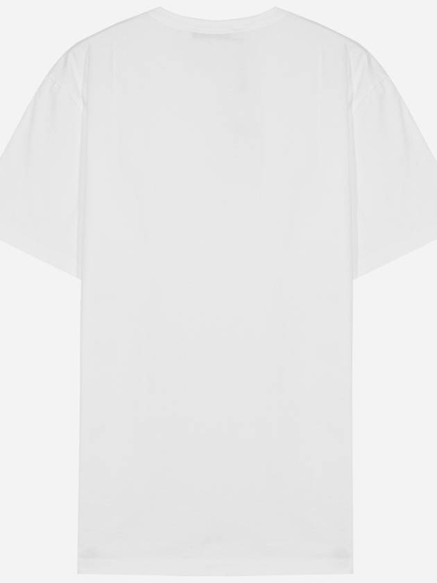 Chillax Fox Patch Classic Short Sleeve T-Shirt White - MAISON KITSUNE - BALAAN 5