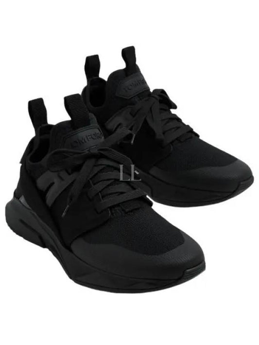 Jago Low-Top Sneakers Black - TOM FORD - BALAAN 2