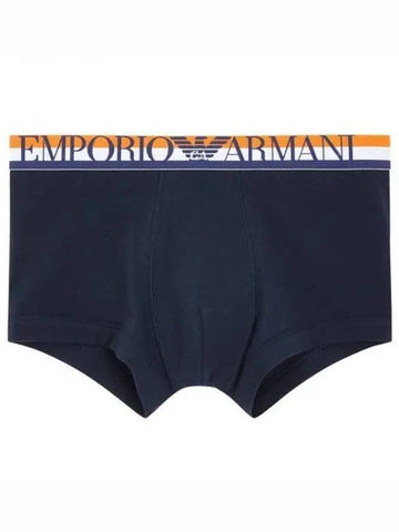 UNDERWEAR Men s Big Logo Color Banding Drose Marine 270409 - EMPORIO ARMANI - BALAAN 1