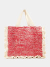 Logo Crochet Frill Tote Bag - GANNI - BALAAN 4