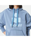 Women s Etoile Logo Hoodie GREYISHBLUE SIZE38 SW036222A044E - ISABEL MARANT - BALAAN 5