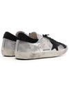 Black Tab Leather Superstar Low Top Sneakers Silver - GOLDEN GOOSE - BALAAN 5