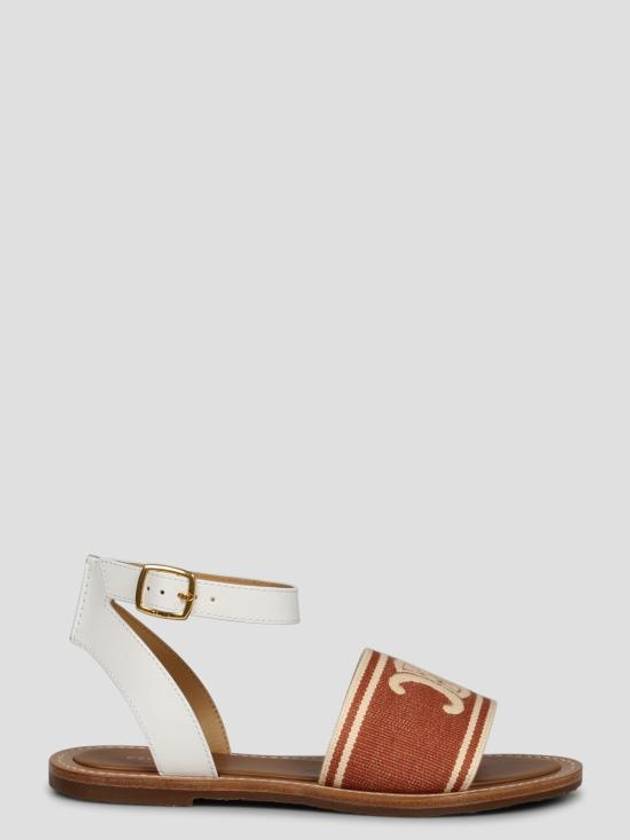 Lympia Sandals Brown - CELINE - BALAAN 1