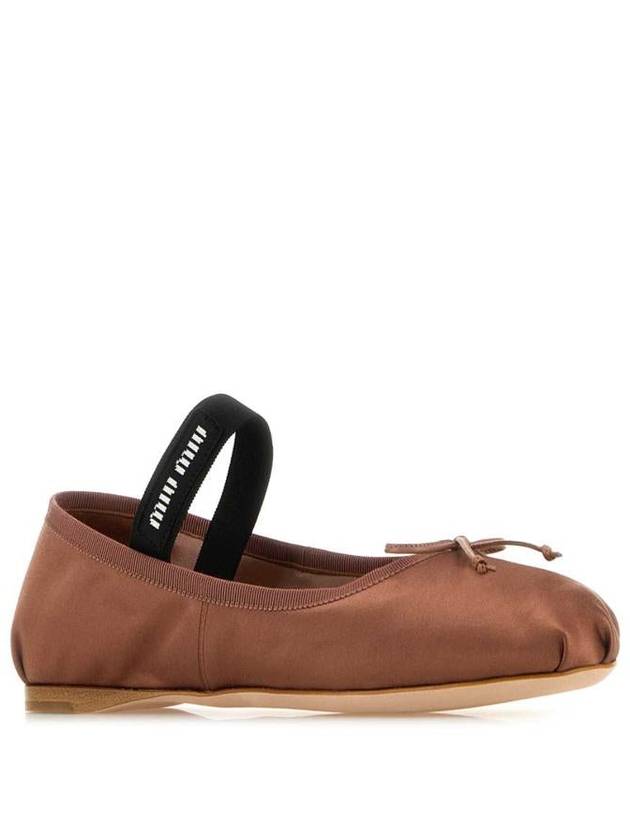 24FW Flat Shoes 5F794DFDX05QU6 F0324 BROWN - MIU MIU - BALAAN 3