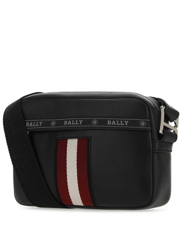 Logo Detailed Zip-Up Shoulder Bag Black - BALLY - BALAAN 3