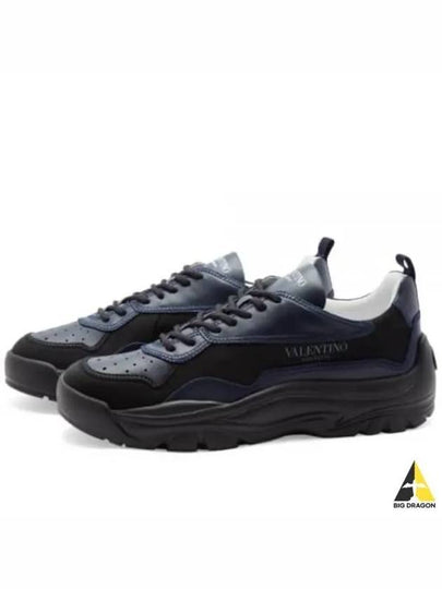 Gumboy Low-Top Sneakers Navy - VALENTINO - BALAAN 2