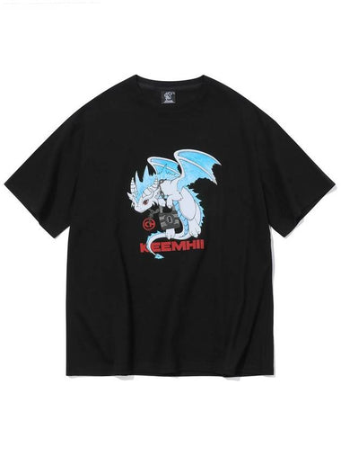 FIRE DRAGON T SHIRT BLACK - KEEMHII - BALAAN 1