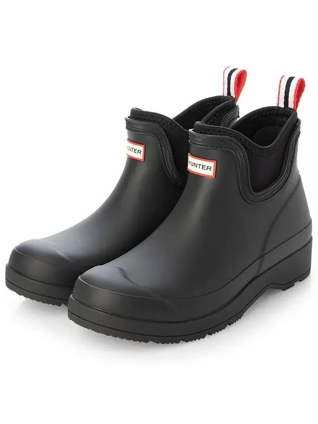 Women Play Neoprene Chelsea Rain Boots Black - HUNTER - BALAAN 5