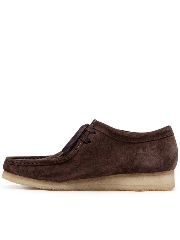 Wallabee Suede Loafers Dark Brown - CLARKS - BALAAN 4