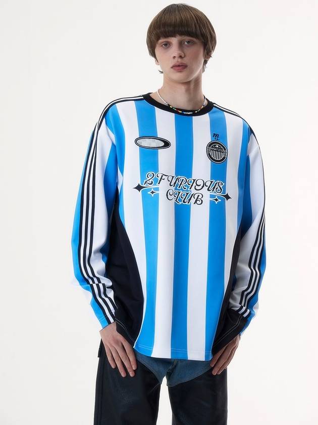 2 Furious Club Soccer Long Sleeve Jersey Sky Blue - MSKN2ND - BALAAN 2