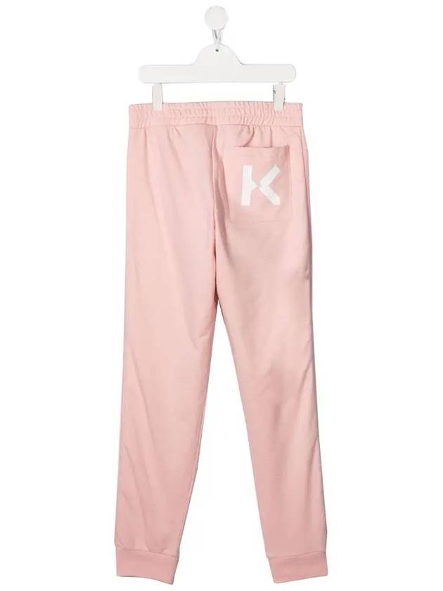 Kids Print Jogging Pants Pink K14024 461 - KENZO - BALAAN 3