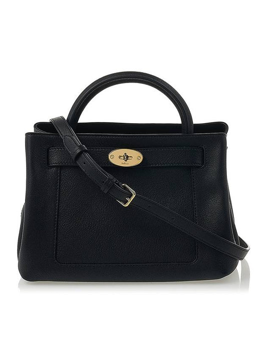 Silky Calf Small Tote Bag Black - MULBERRY - BALAAN 1