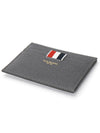 Leather Card Wallet Dark Grey - THOM BROWNE - BALAAN 4