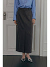 LUXE LONG SKIRT GRAY - ILROZE - BALAAN 2