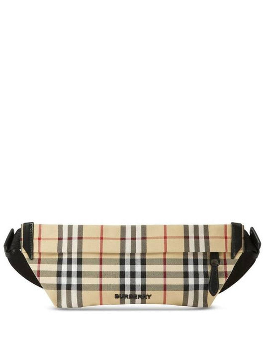 Stevie Check Belt Bag Archive Beige - BURBERRY - BALAAN 1