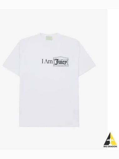 Couture I Am Juicy SS Short Sleeve T Shirt White JCAR60010WHT - ARIES - BALAAN 1