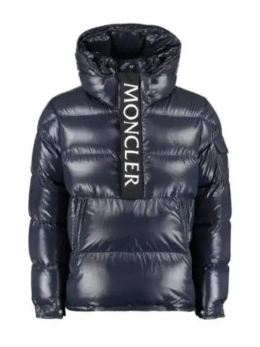 Men's Maury Half Zip Up Anorak Down Padding Navy - MONCLER - BALAAN 2