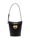 Small Trifolio Shoulder Bag Black - SALVATORE FERRAGAMO - BALAAN 3